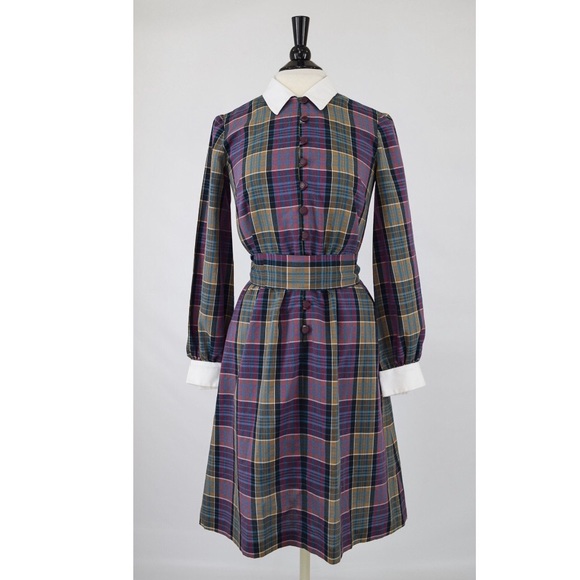 Vintage Dresses & Skirts - 🔥Price Firm🔥 Donating Soon 1980s Plaid Dress!! GUC!!